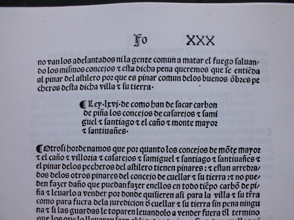 ordenanzas de 1499