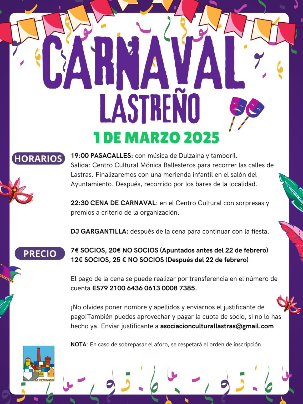 carnaval lastras 2025